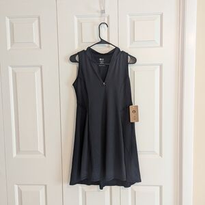 Pins And Aces Black Sleeveless Golf Dress